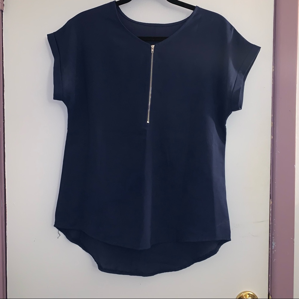 Small, blue blouse from SHEIN